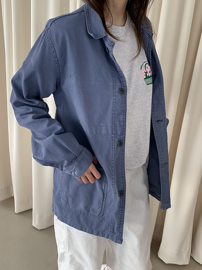 70's Vintage French Work Jacket 복제 복제