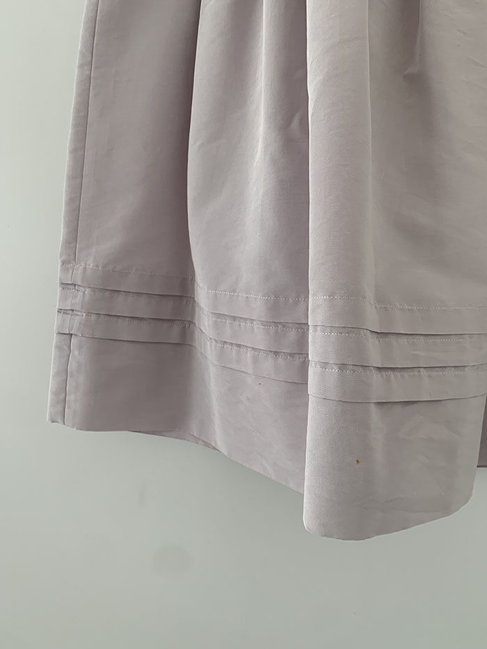 00's "Prada" cotton Button Skirt 복제