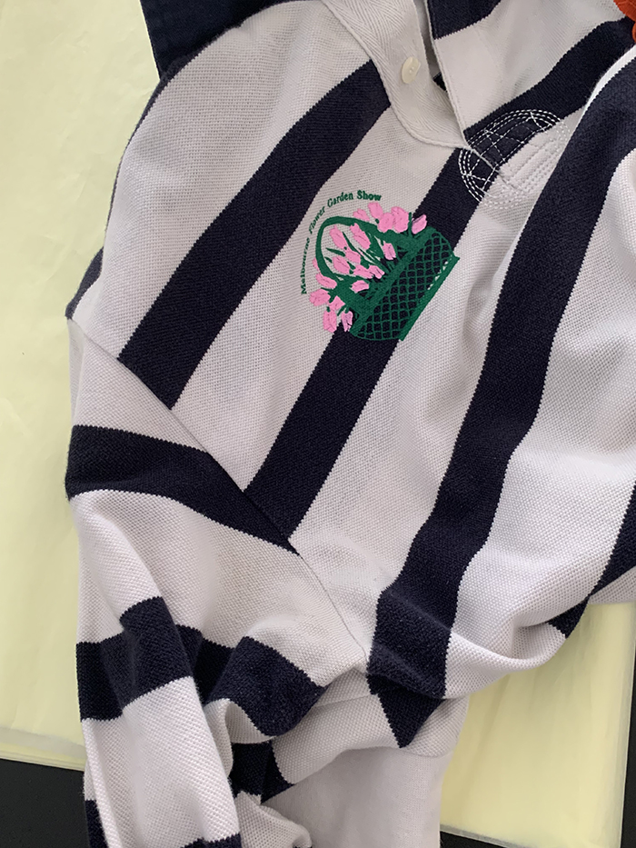 Vintage "Melbourne Flower Gaarden Show" by Polo Ralph Lauren Rugby" Pique Shirt 복제 복제 복제