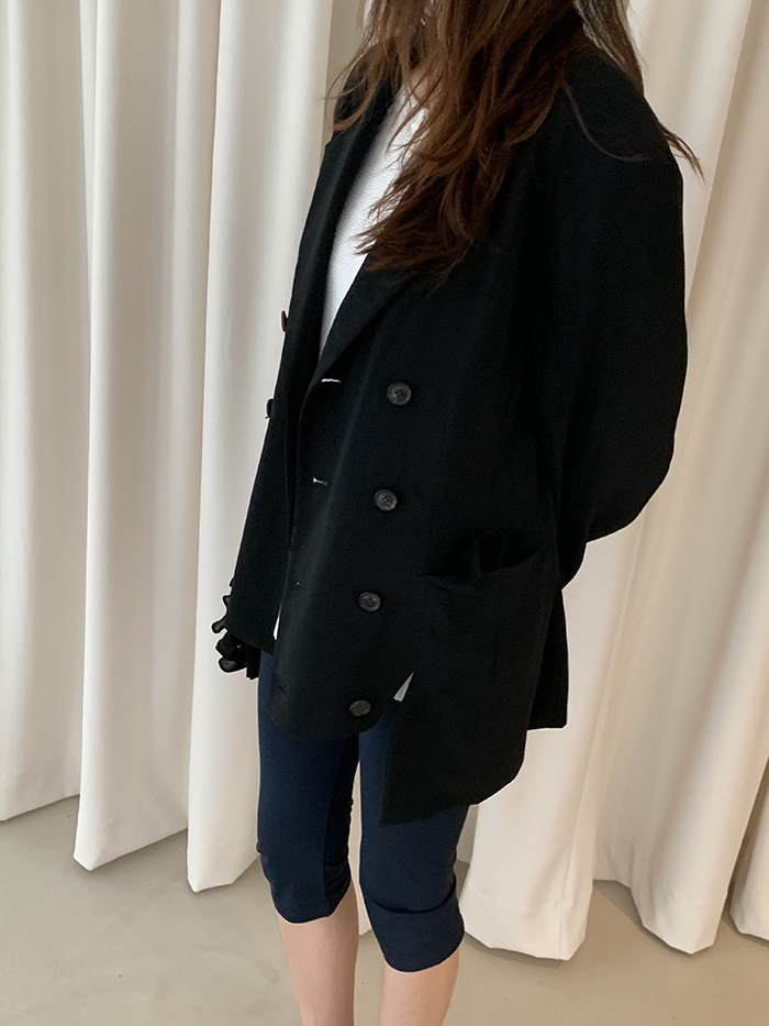 90's "Y's for Living by Yohji Yamamoto" hemp Jacket 복제