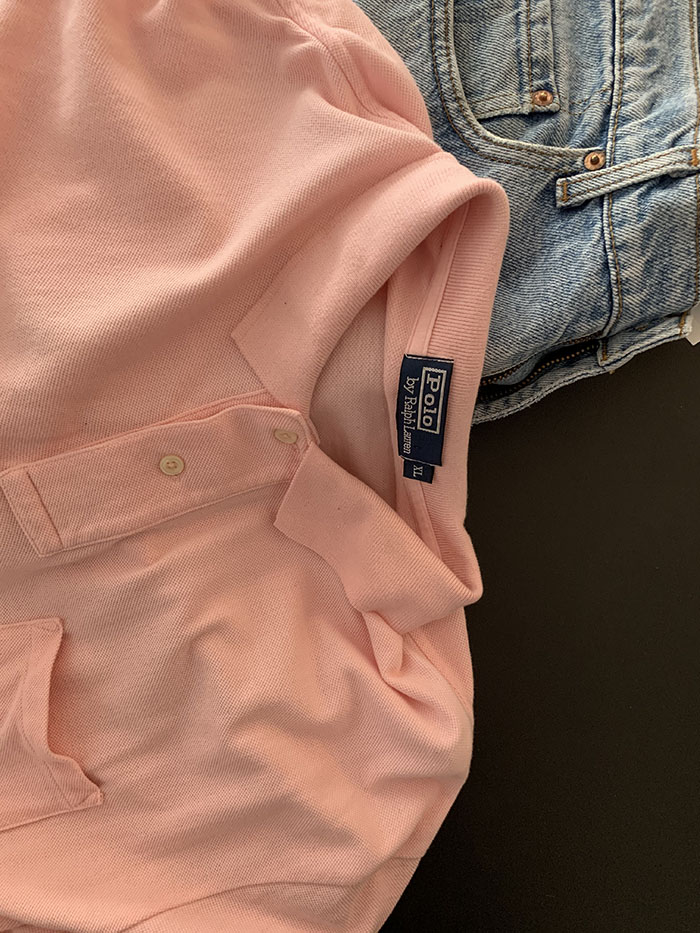 90's "Polo Ralph Lauren" Pique Shirt 복제 복제 복제