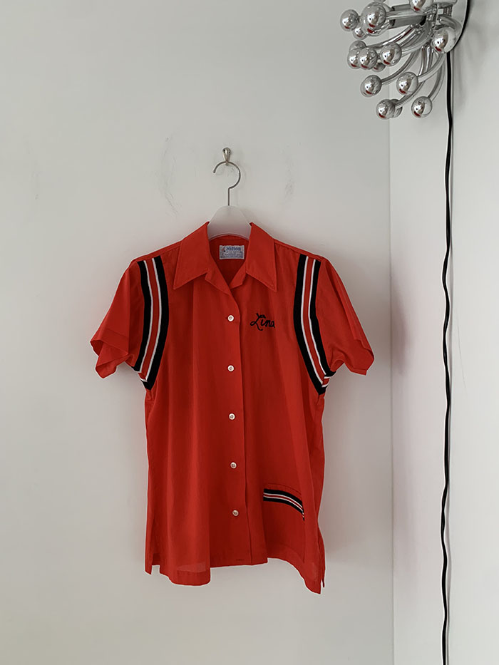 50-60's "Hilton" USA Bowling Shirt