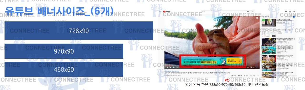 유튜브 오버레이 광고사이즈