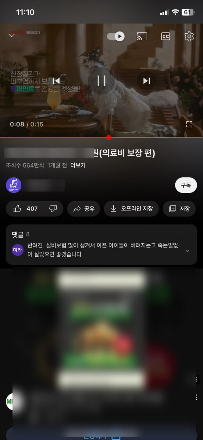 건너뛸 수 없는 인스트림광고