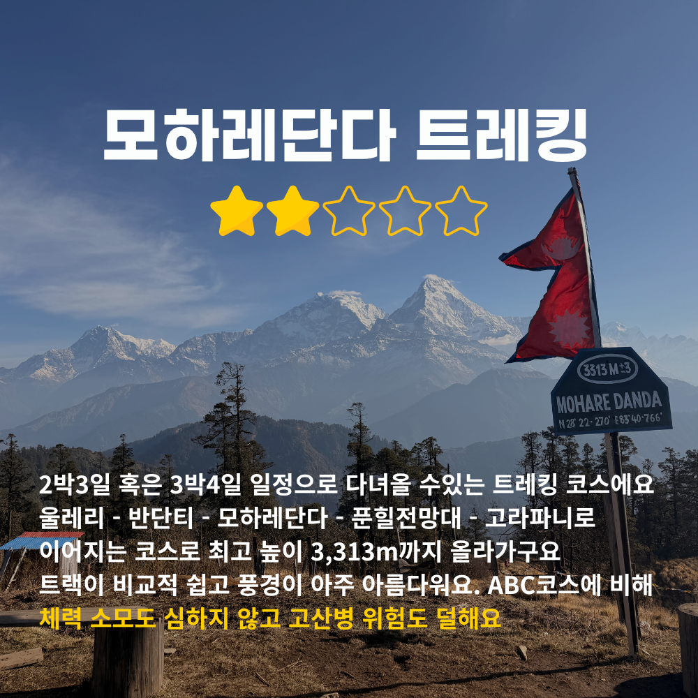 모하레단다 트레킹