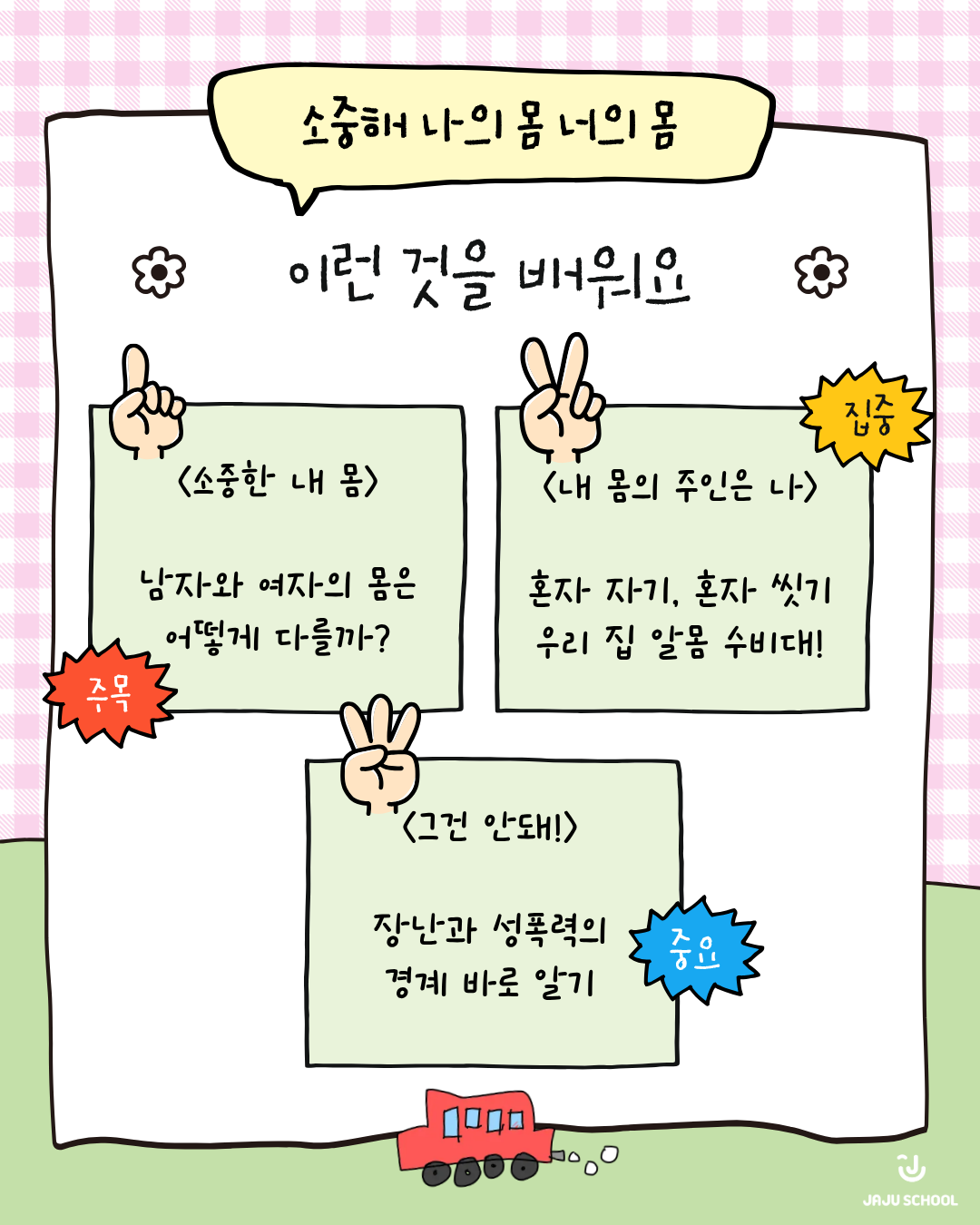 [10월 온라인 특강] 초등학교 저학년 특강 "소중해, 나의 몸 너의 몸!"