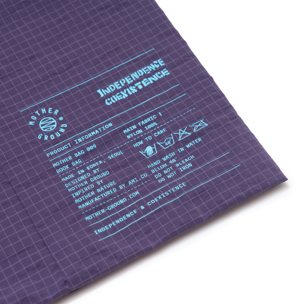 M006 BOOK BAG (PURPLE) 북백
