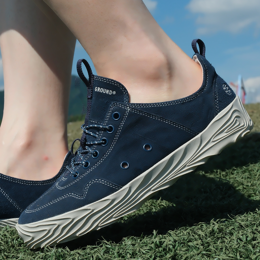 S002 DEEP LAKE (NAVY/IVORY) 깊은호수