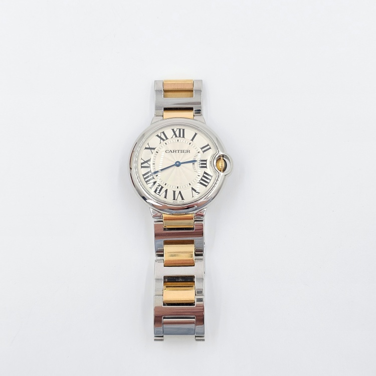 까르띠에 발롱블루 콤비 쿼츠 시계 36mm 5622