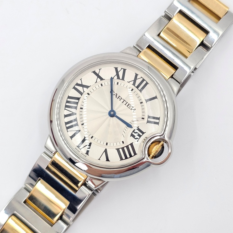 까르띠에 발롱블루 콤비 쿼츠 시계 36mm 5622