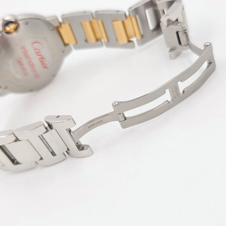 까르띠에 발롱블루 콤비 쿼츠 시계 36mm 5622