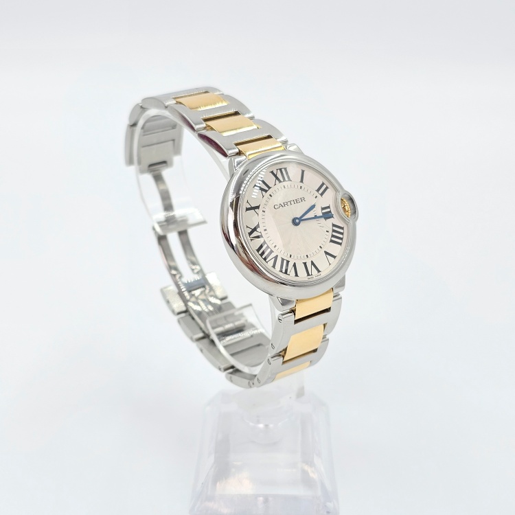 까르띠에 발롱블루 콤비 쿼츠 시계 36mm 5622