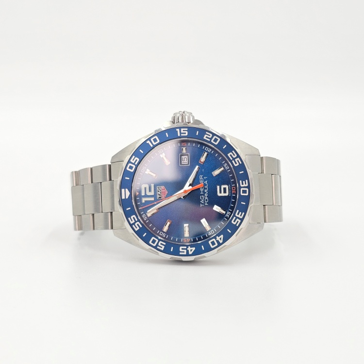 태그호이어 포뮬러1 데이트 스틸 쿼츠 시계 43mm 5552