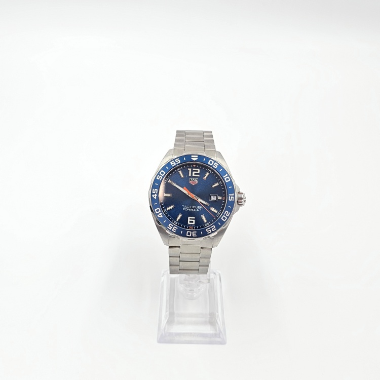 태그호이어 포뮬러1 데이트 스틸 쿼츠 시계 43mm 5552