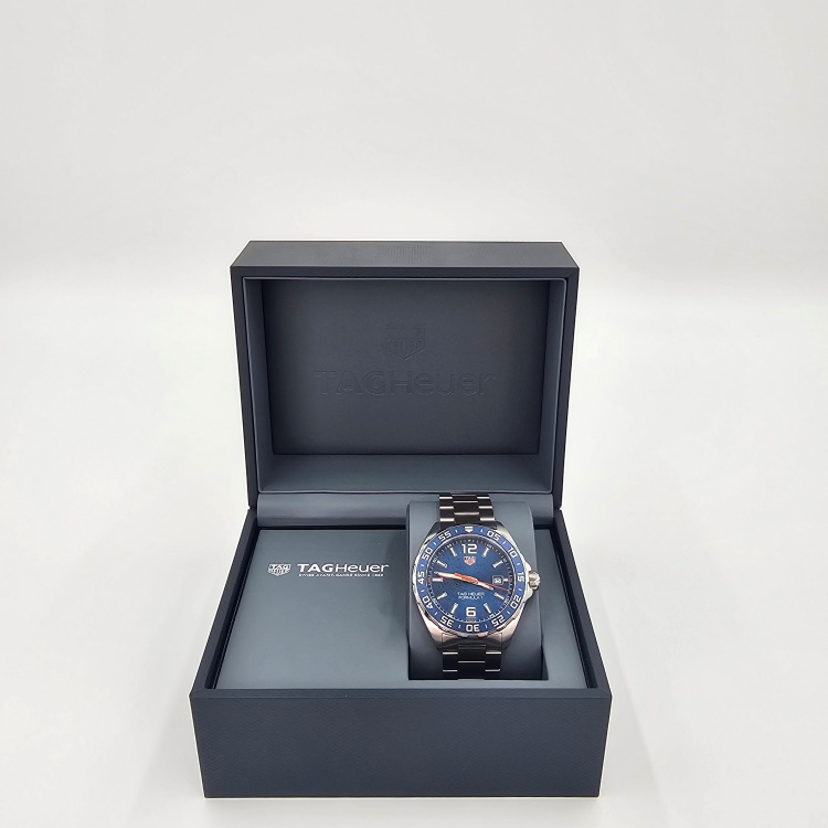 태그호이어 포뮬러1 데이트 스틸 쿼츠 시계 43mm 5552