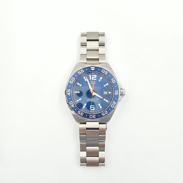 태그호이어 포뮬러1 데이트 스틸 쿼츠 시계 43mm 5552