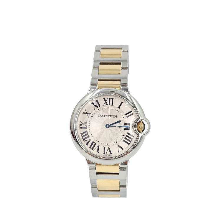까르띠에 발롱블루 콤비 쿼츠 시계 36mm 5622