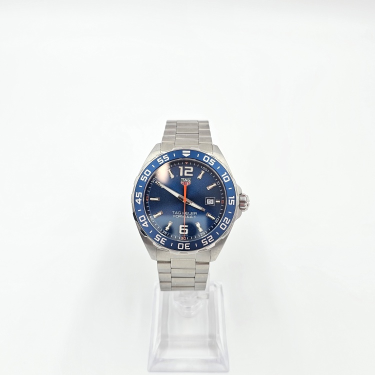 태그호이어 포뮬러1 데이트 스틸 쿼츠 시계 43mm 5552