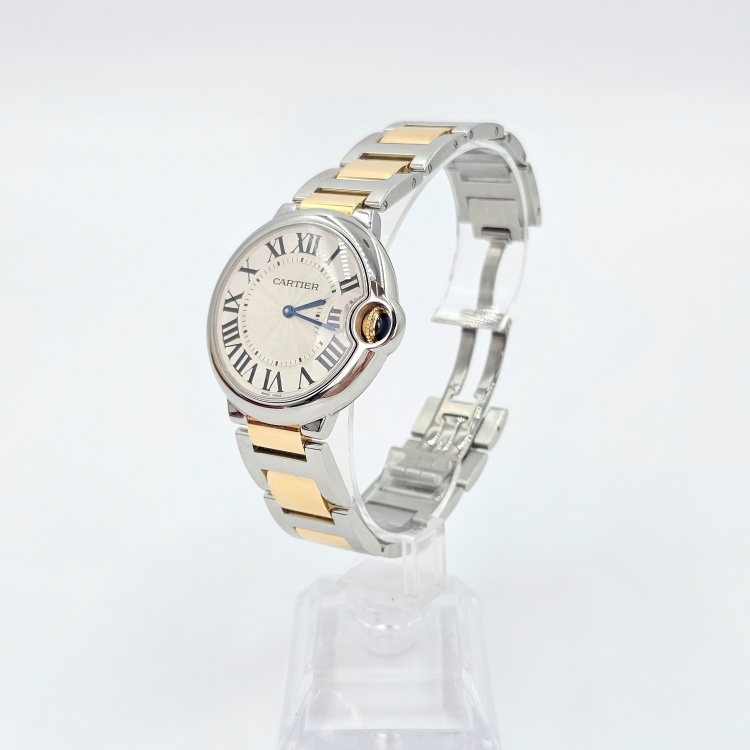 까르띠에 발롱블루 콤비 쿼츠 시계 36mm 5622
