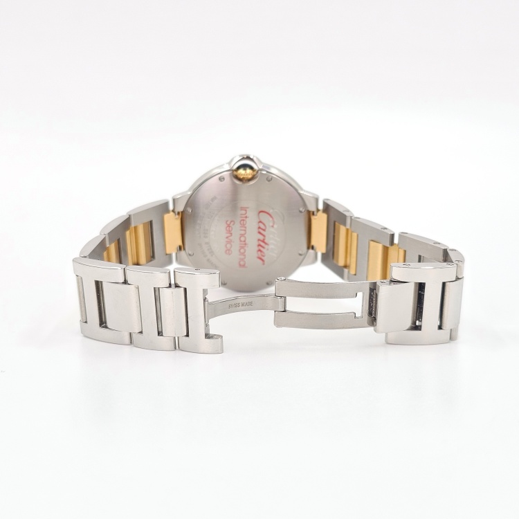 까르띠에 발롱블루 콤비 쿼츠 시계 36mm 5622