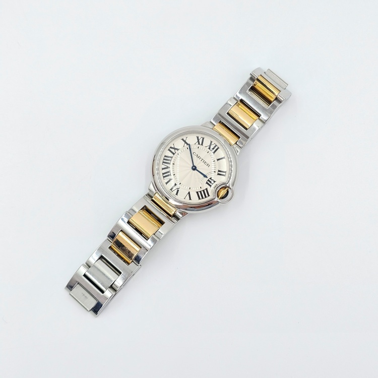 까르띠에 발롱블루 콤비 쿼츠 시계 36mm 5622