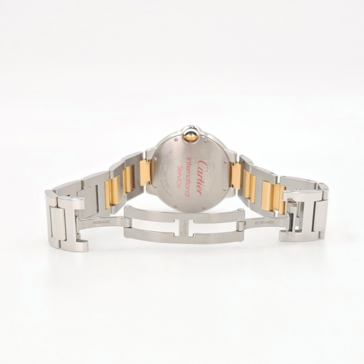 까르띠에 발롱블루 콤비 쿼츠 시계 36mm 5622