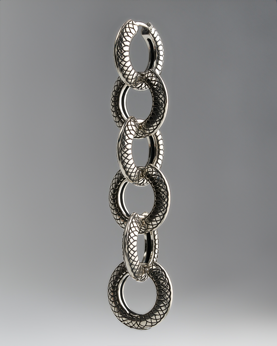 Snake EarringㆍSilver 925