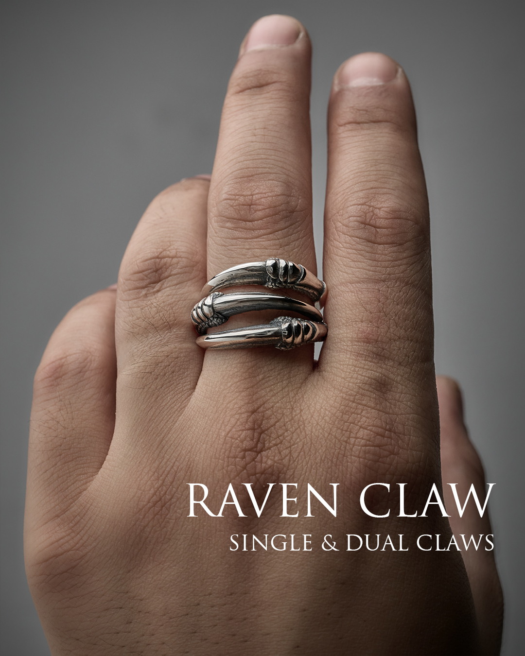 Raven Claw Ring (Single)ㆍSilver 925