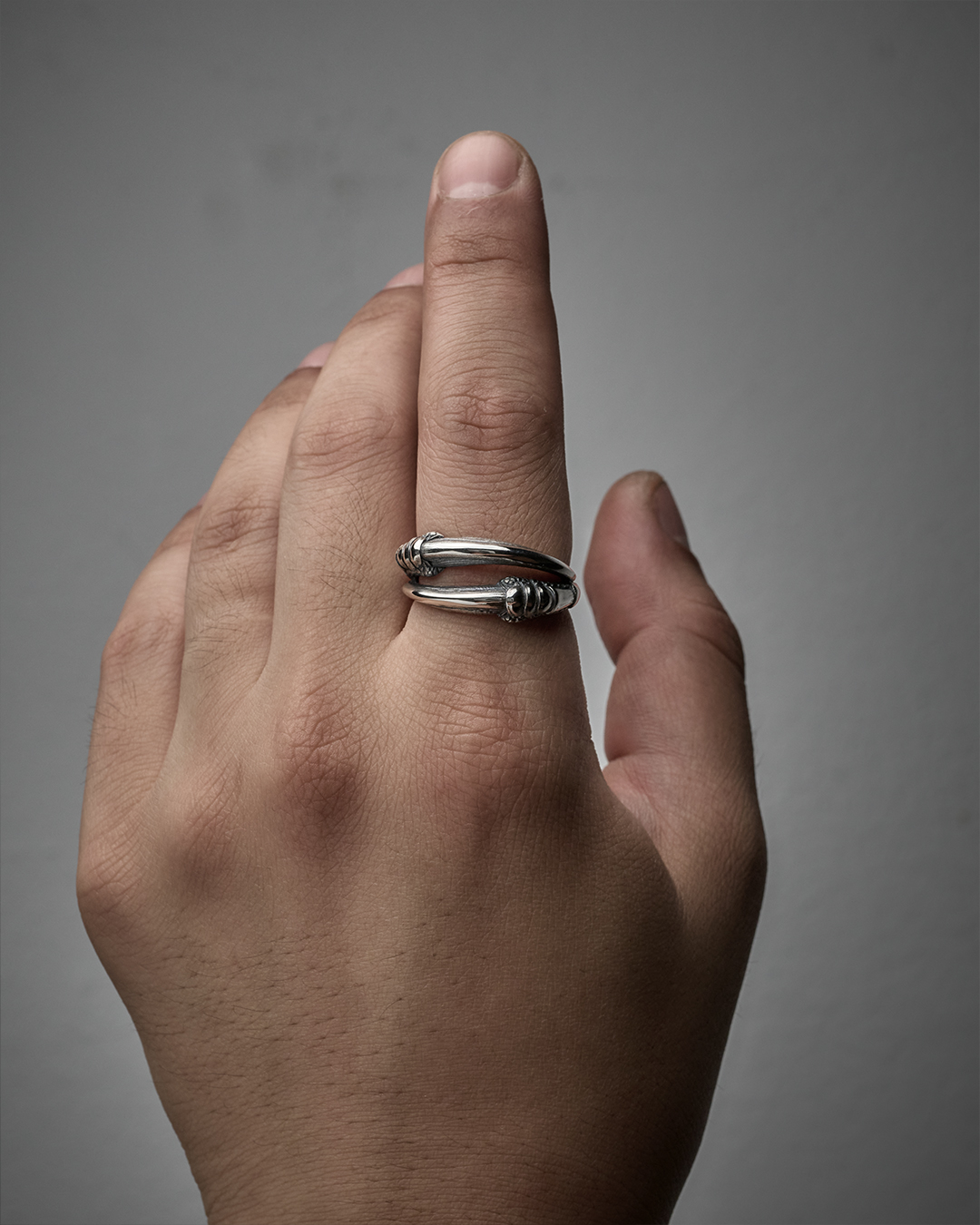 Raven Claw Ring (Dual)ㆍSilver