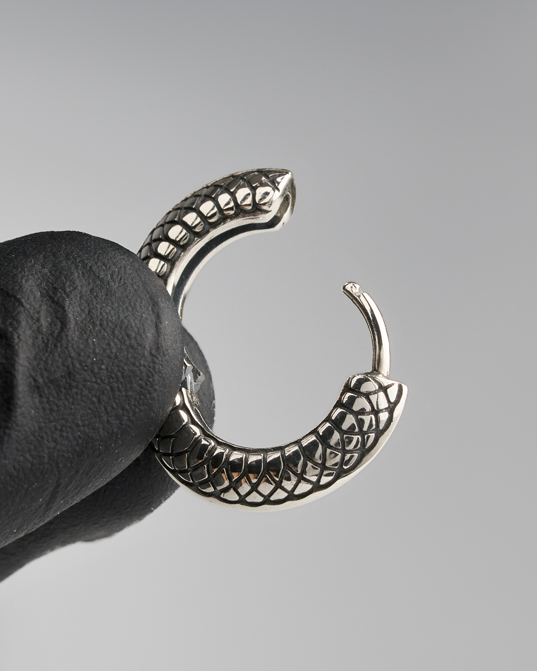 Snake EarringㆍSilver 925