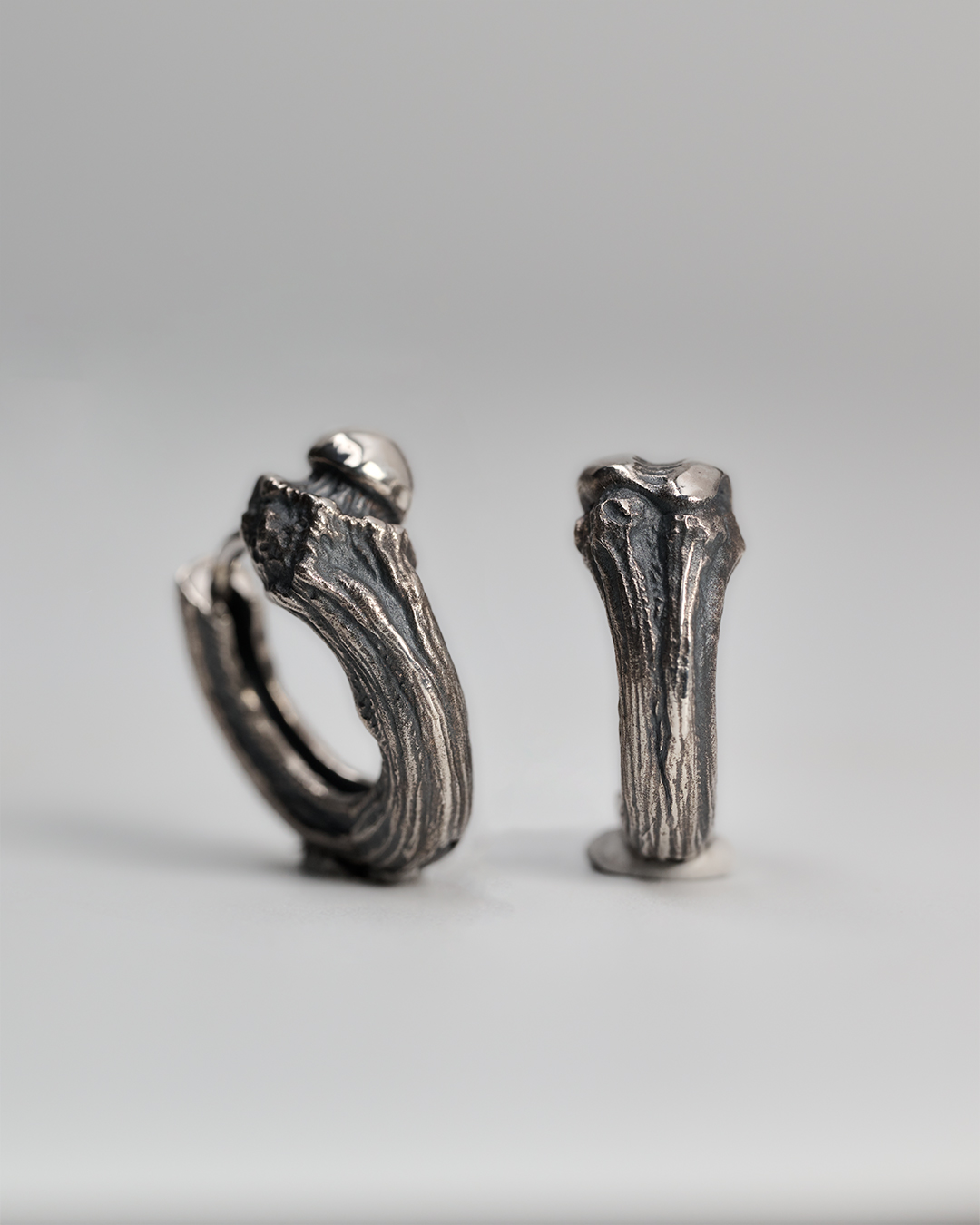 Bone Earring(top)ㆍSilver 925