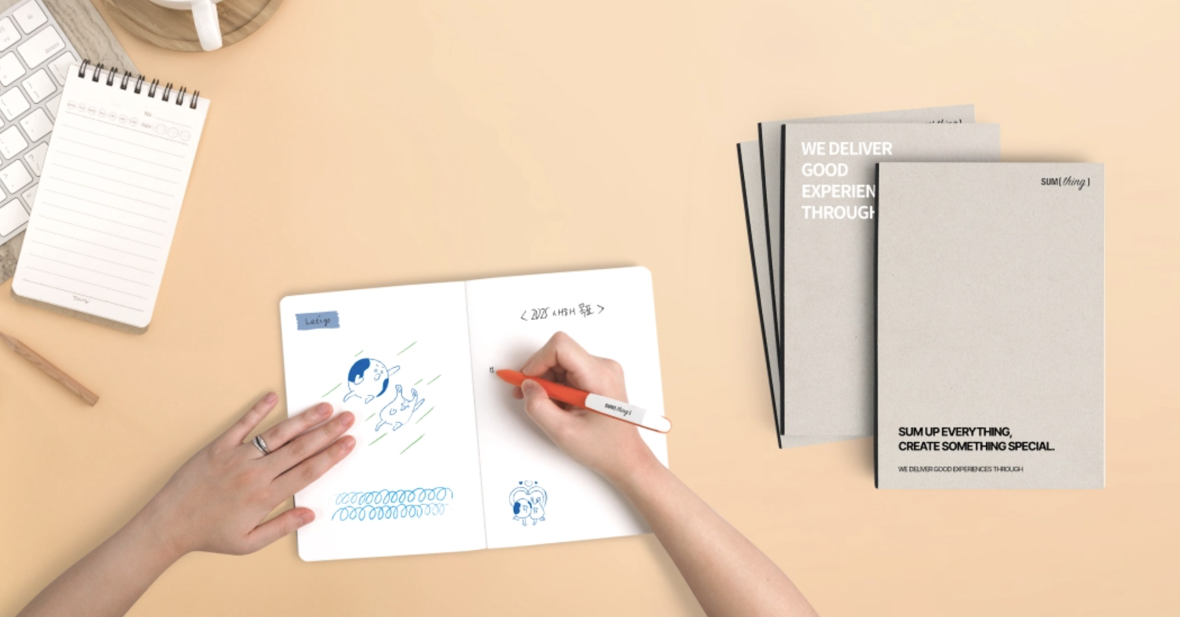 다이어리 제작, 다이어리 디자인, 기업 굿즈 제작, 다이어리 속지, 브랜드 경험