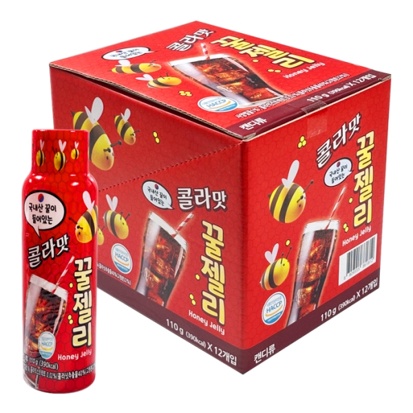 꿀젤리 콜라맛 110g 12개입 박스와 낱개 제품