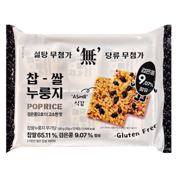 찹쌀 누룽지 무가당 300g 제품 이미지