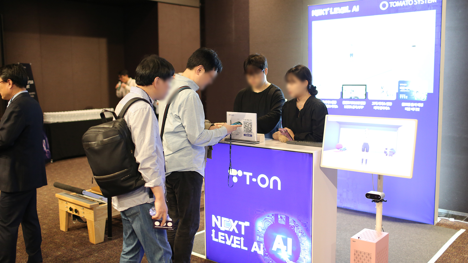 토마토시스템즈 next level ai 부스 행사