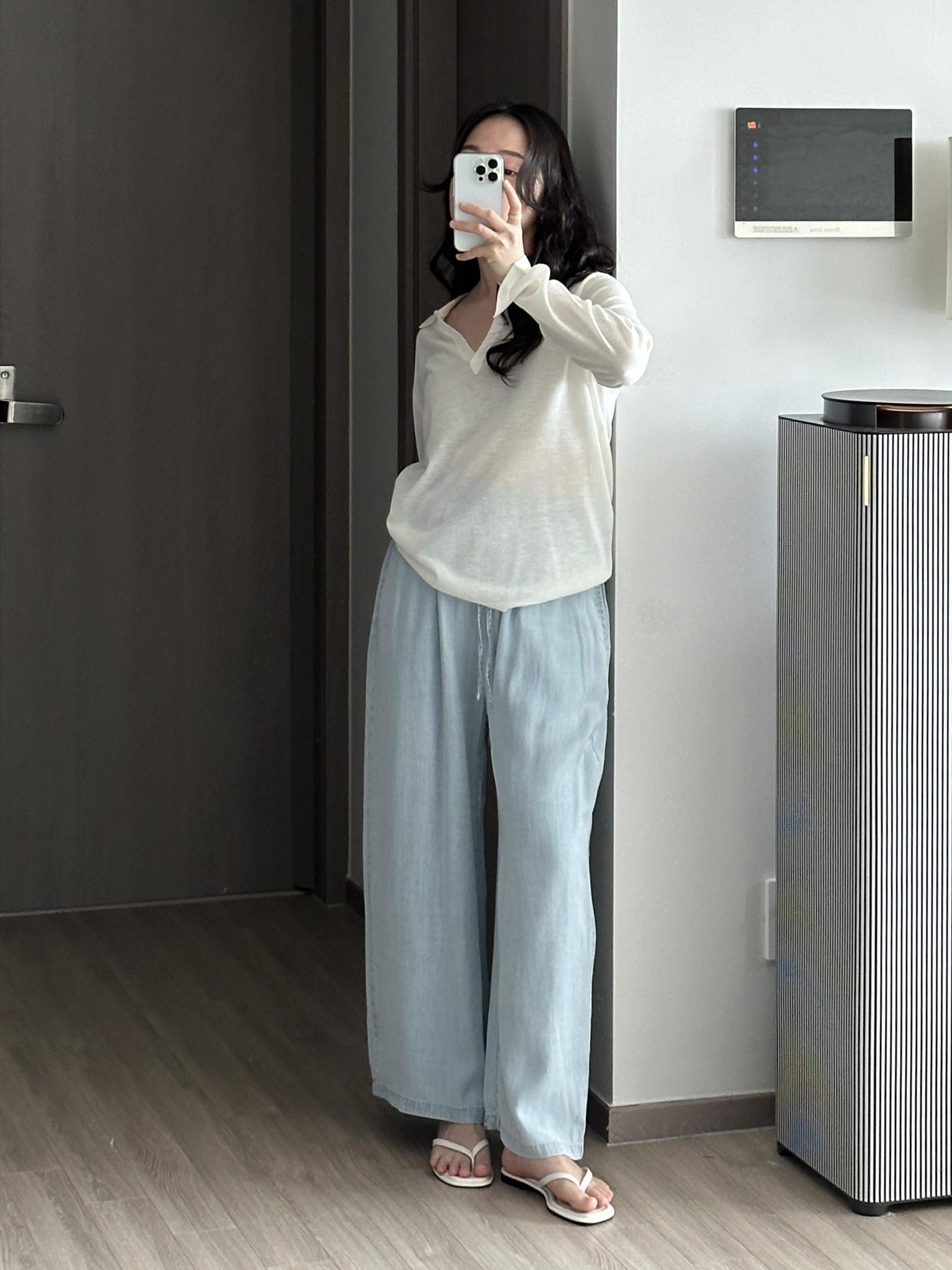 이안 린넨 카라 니트 | 5 COLOR