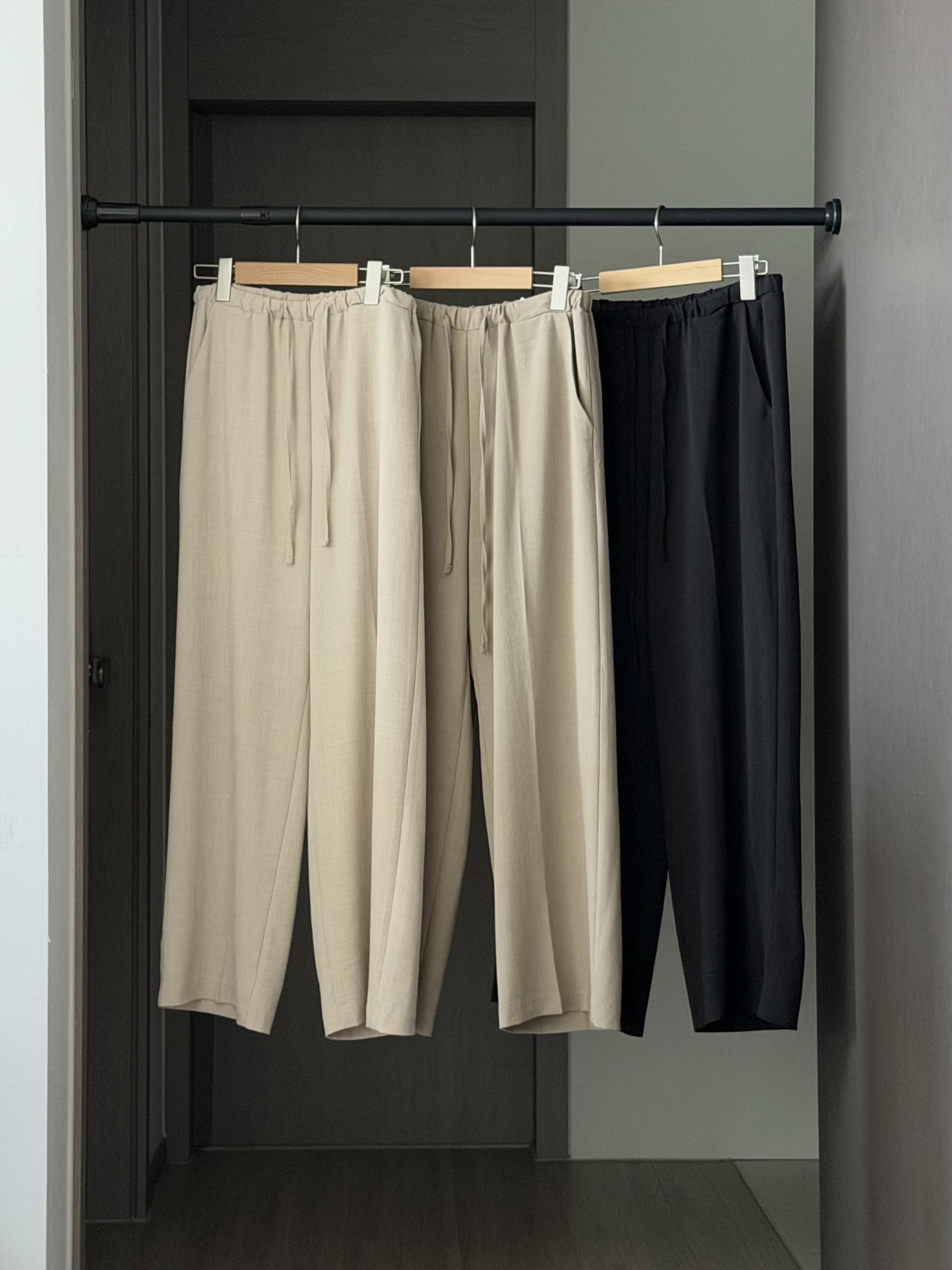 허쉬 린넨 밴딩 팬츠 | 3 COLOR (3 SIZE)