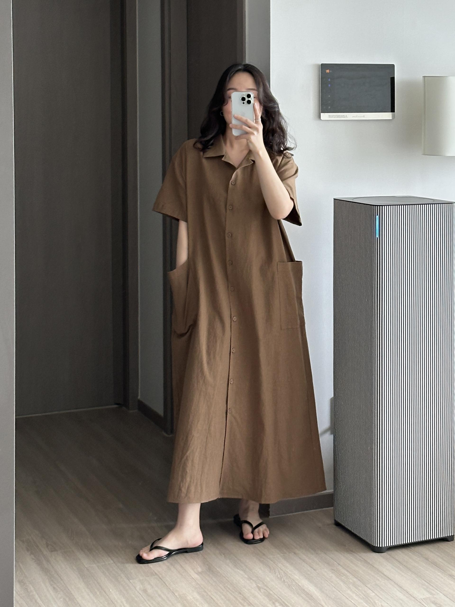 레이브 린넨 원피스 | 3 COLOR