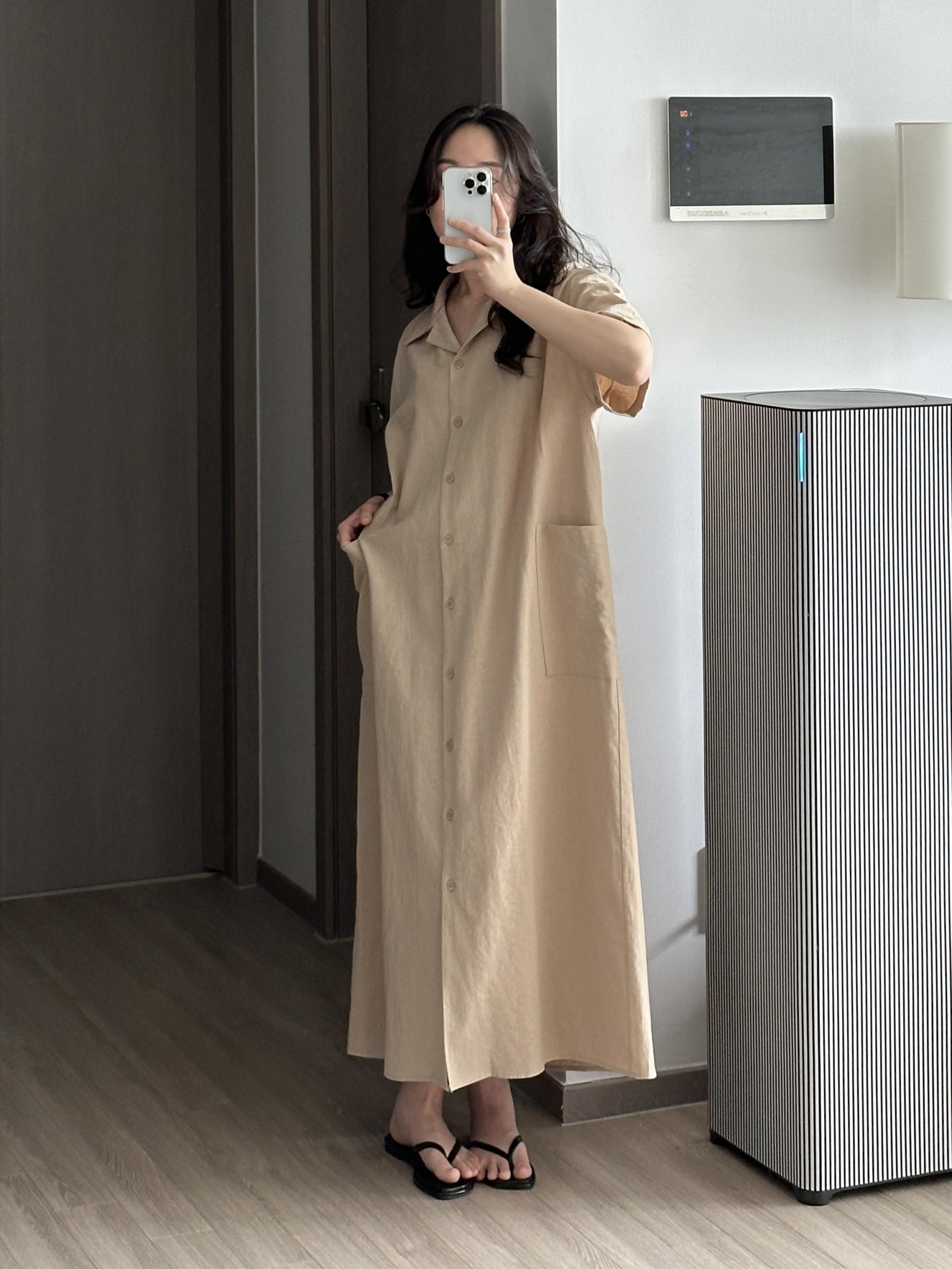 레이브 린넨 원피스 | 3 COLOR