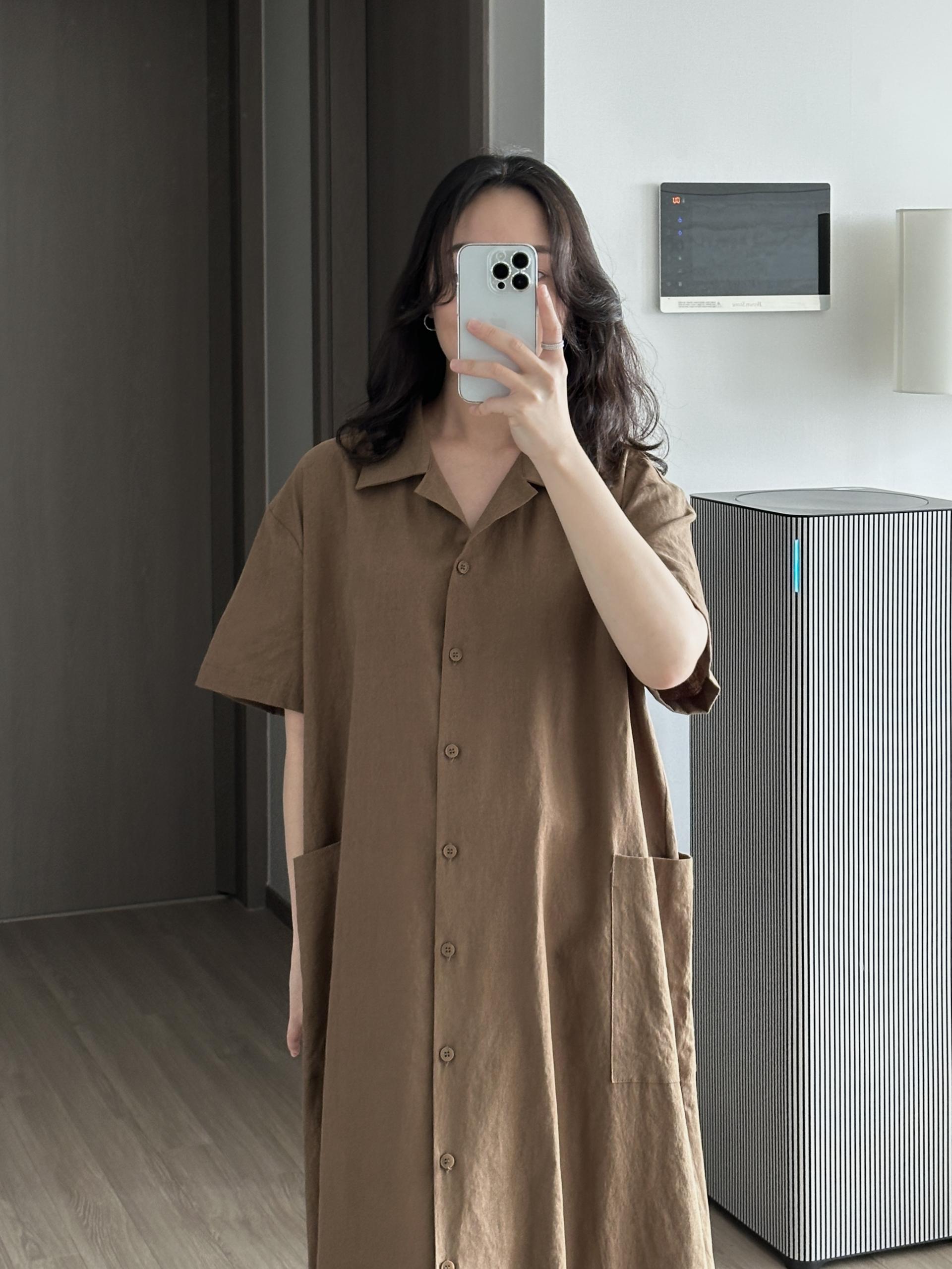 레이브 린넨 원피스 | 3 COLOR