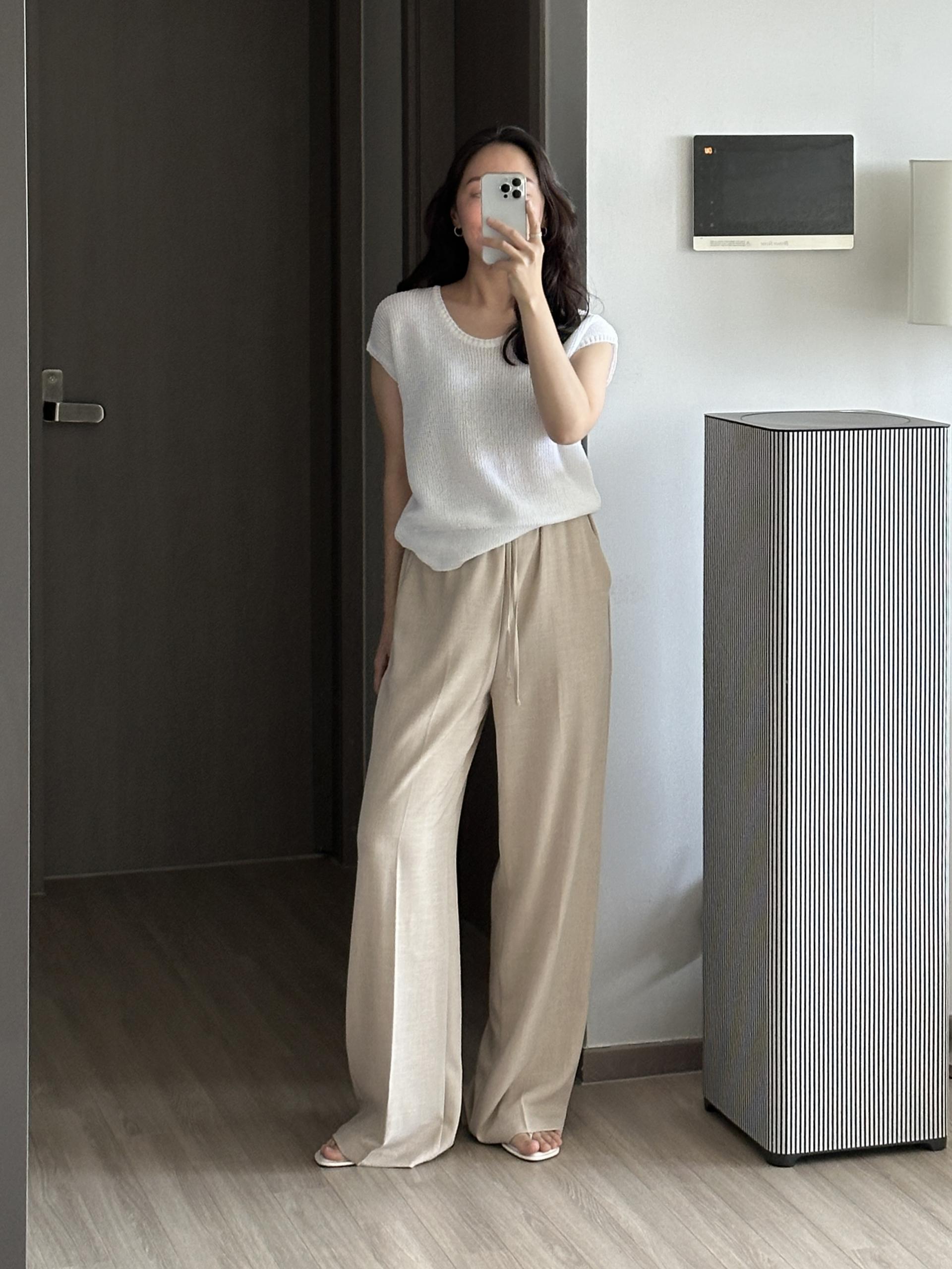 허쉬 린넨 밴딩 팬츠 | 3 COLOR (3 SIZE)
