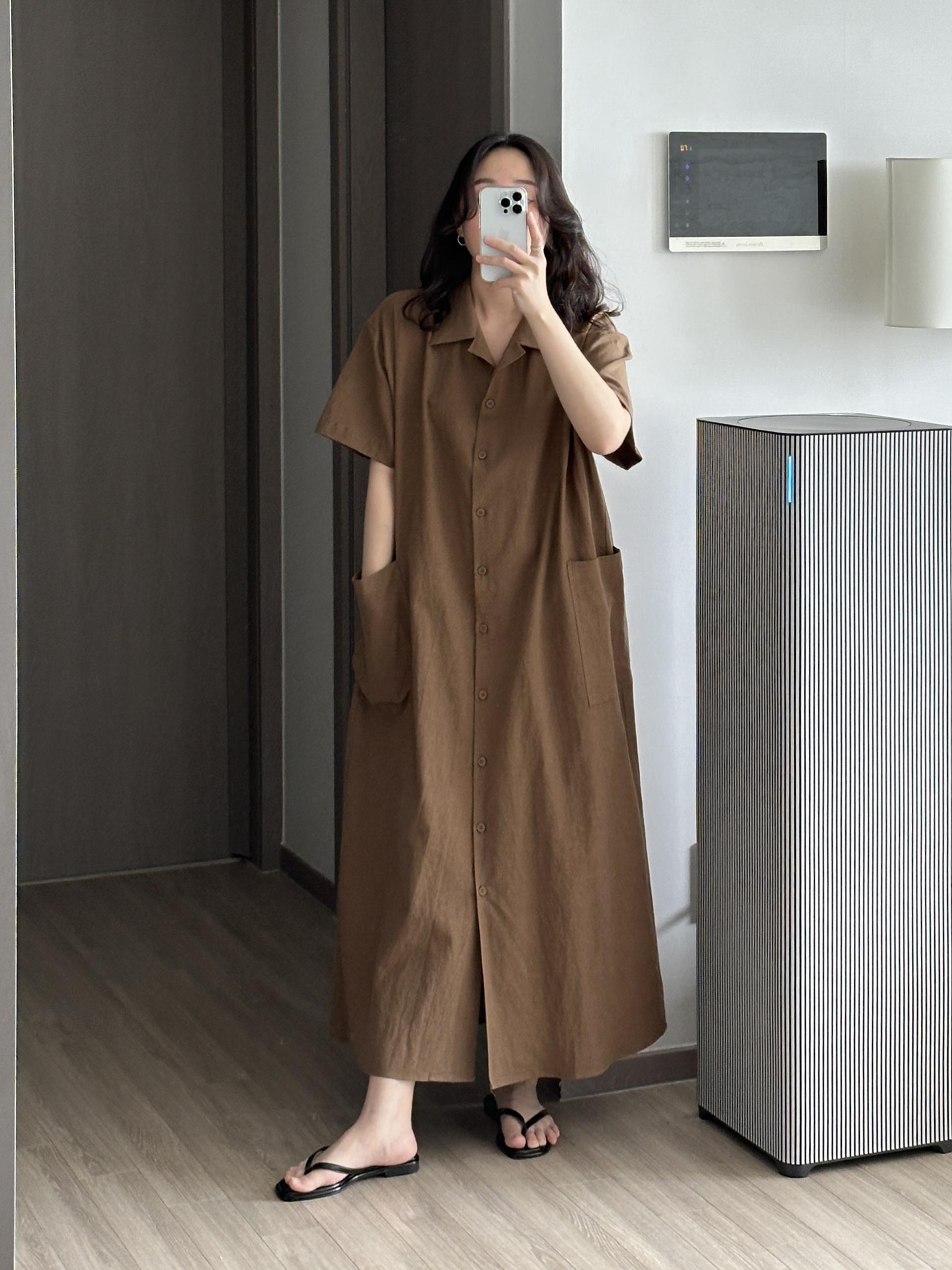 레이브 린넨 원피스 | 3 COLOR