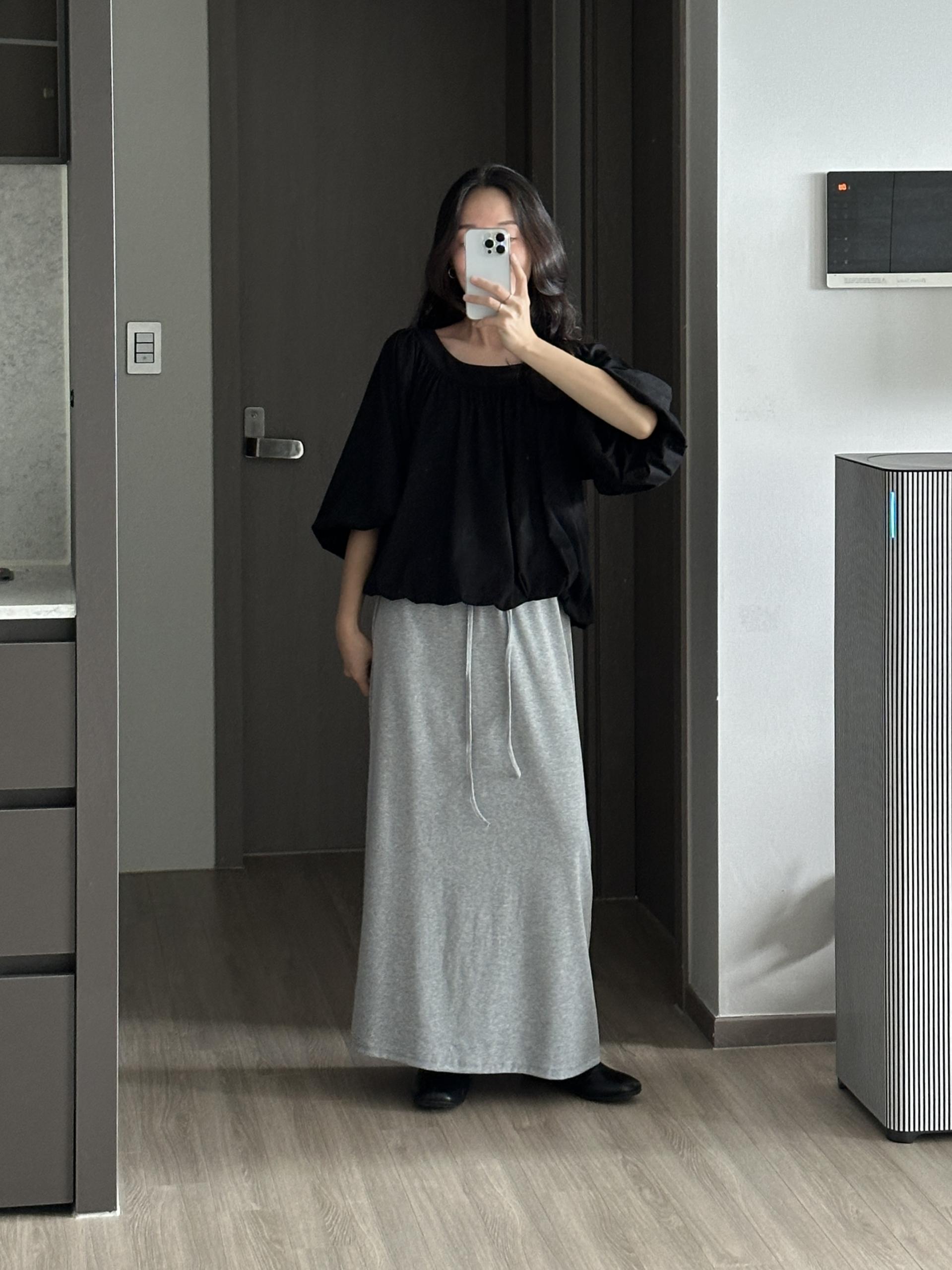 셀르 롱 스커트 | 4 COLOR