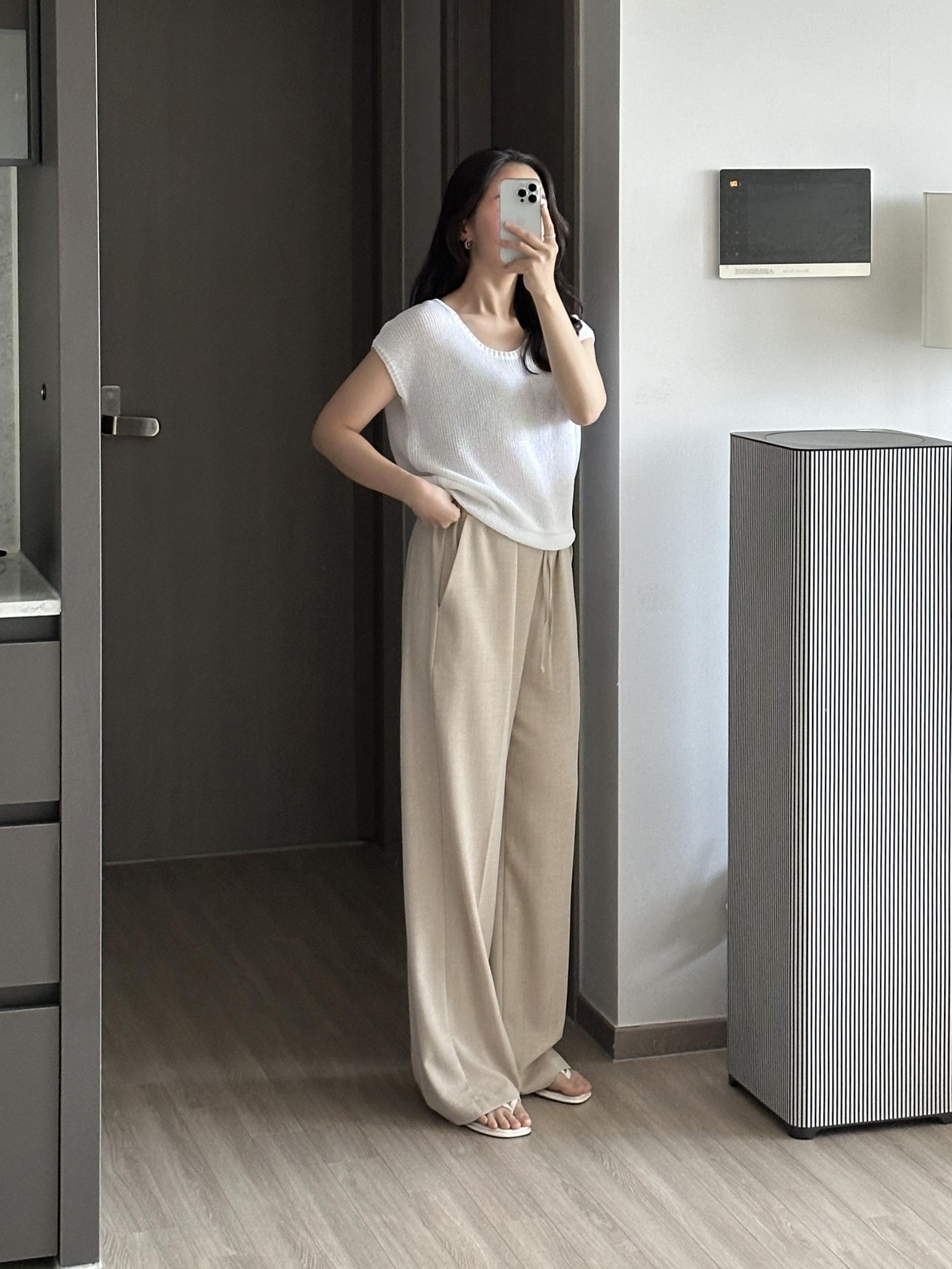 허쉬 린넨 밴딩 팬츠 | 3 COLOR (3 SIZE)