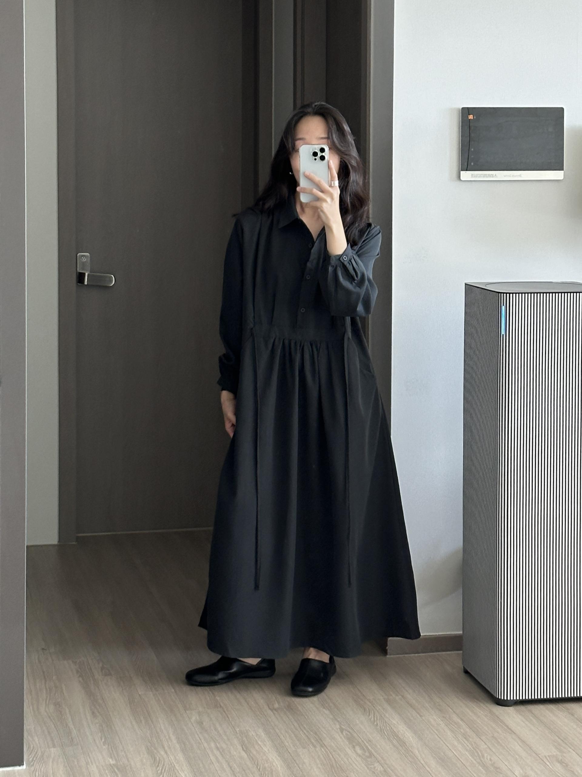 레터 원피스 | 2 COLOR