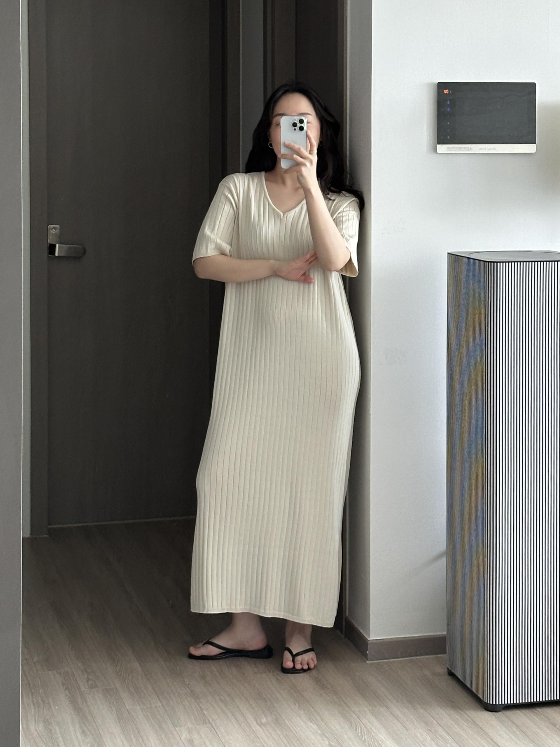 사운드 골지 원피스 | 2 COLOR
