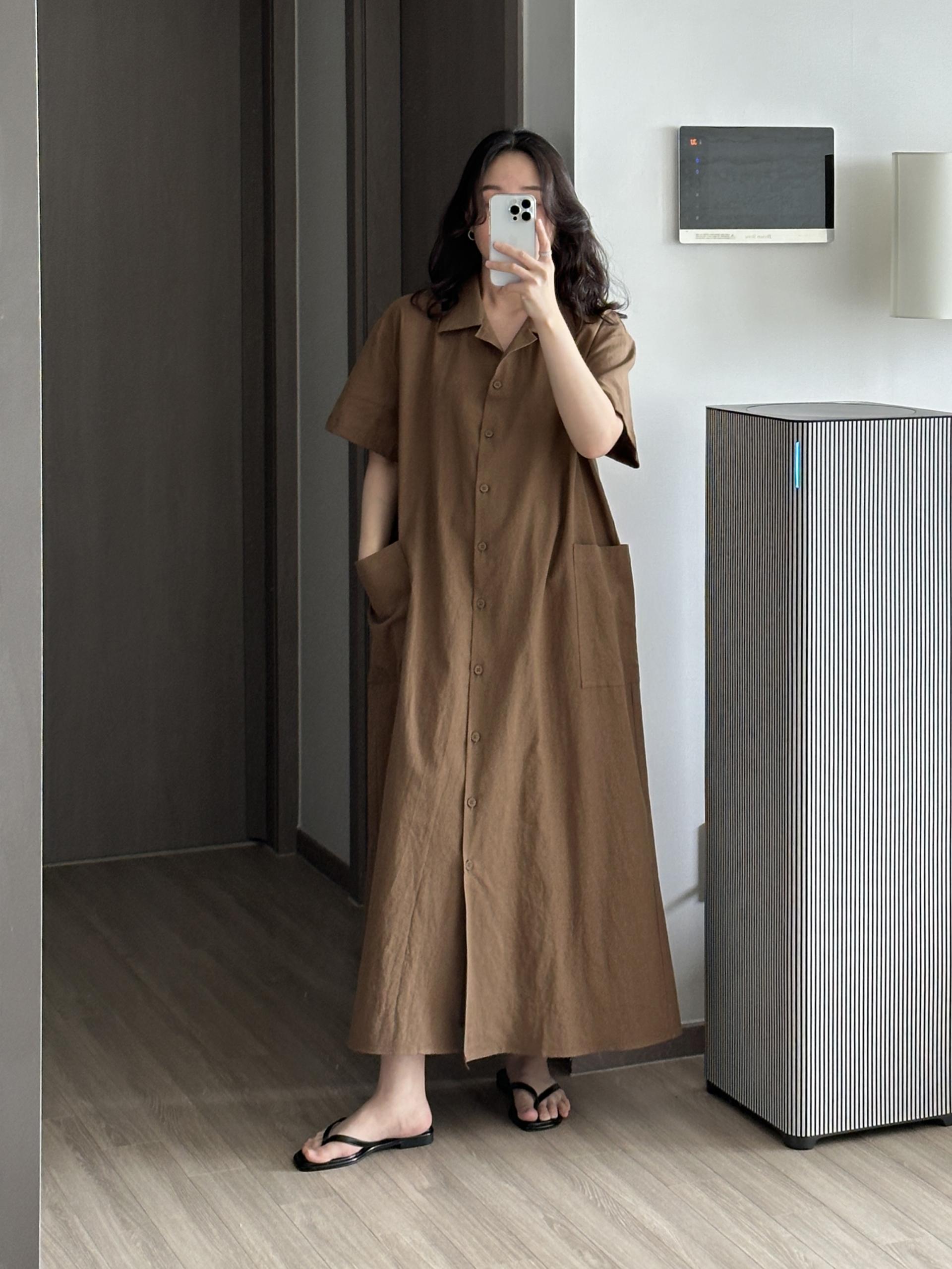 레이브 린넨 원피스 | 3 COLOR