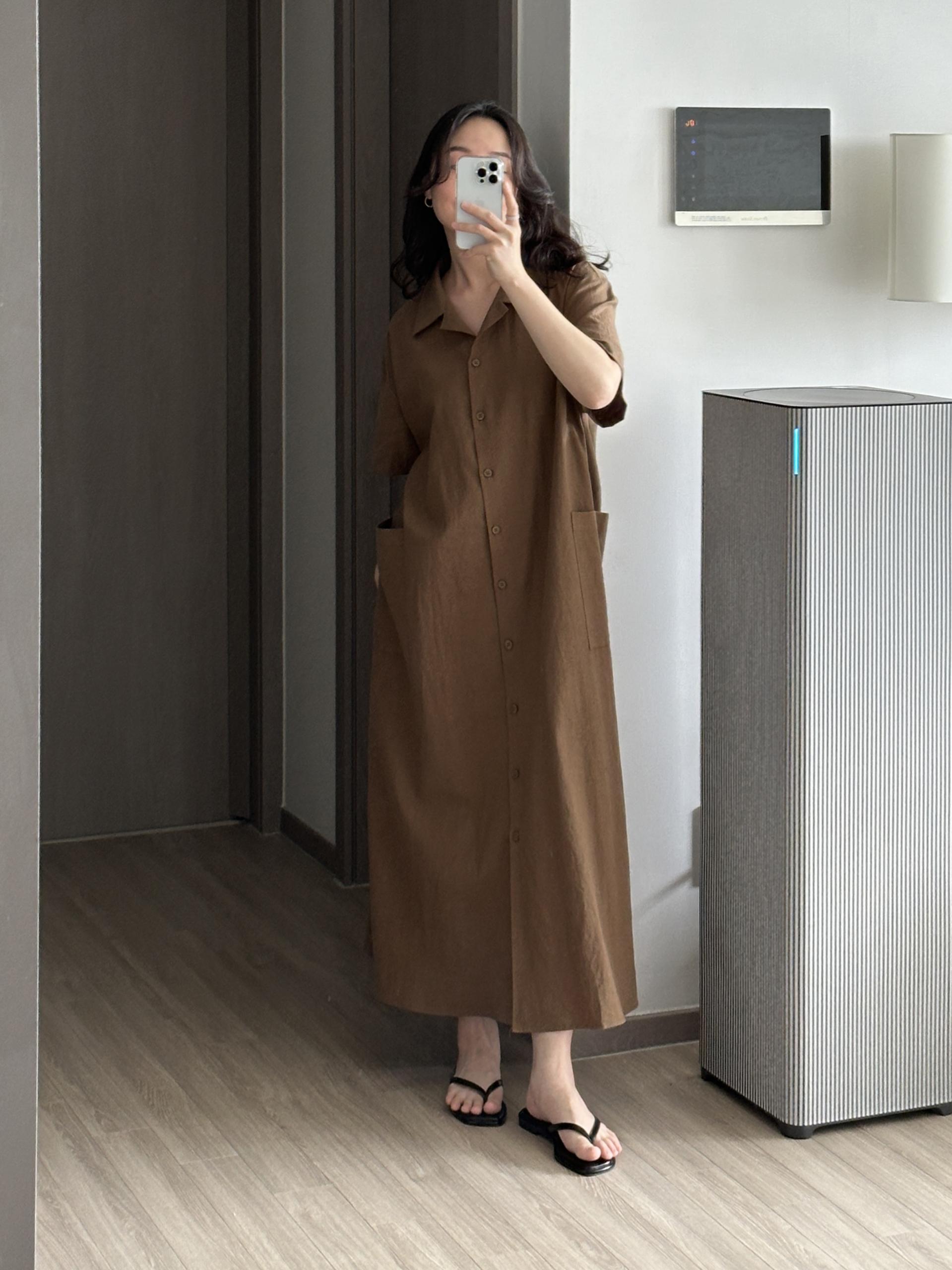 레이브 린넨 원피스 | 3 COLOR