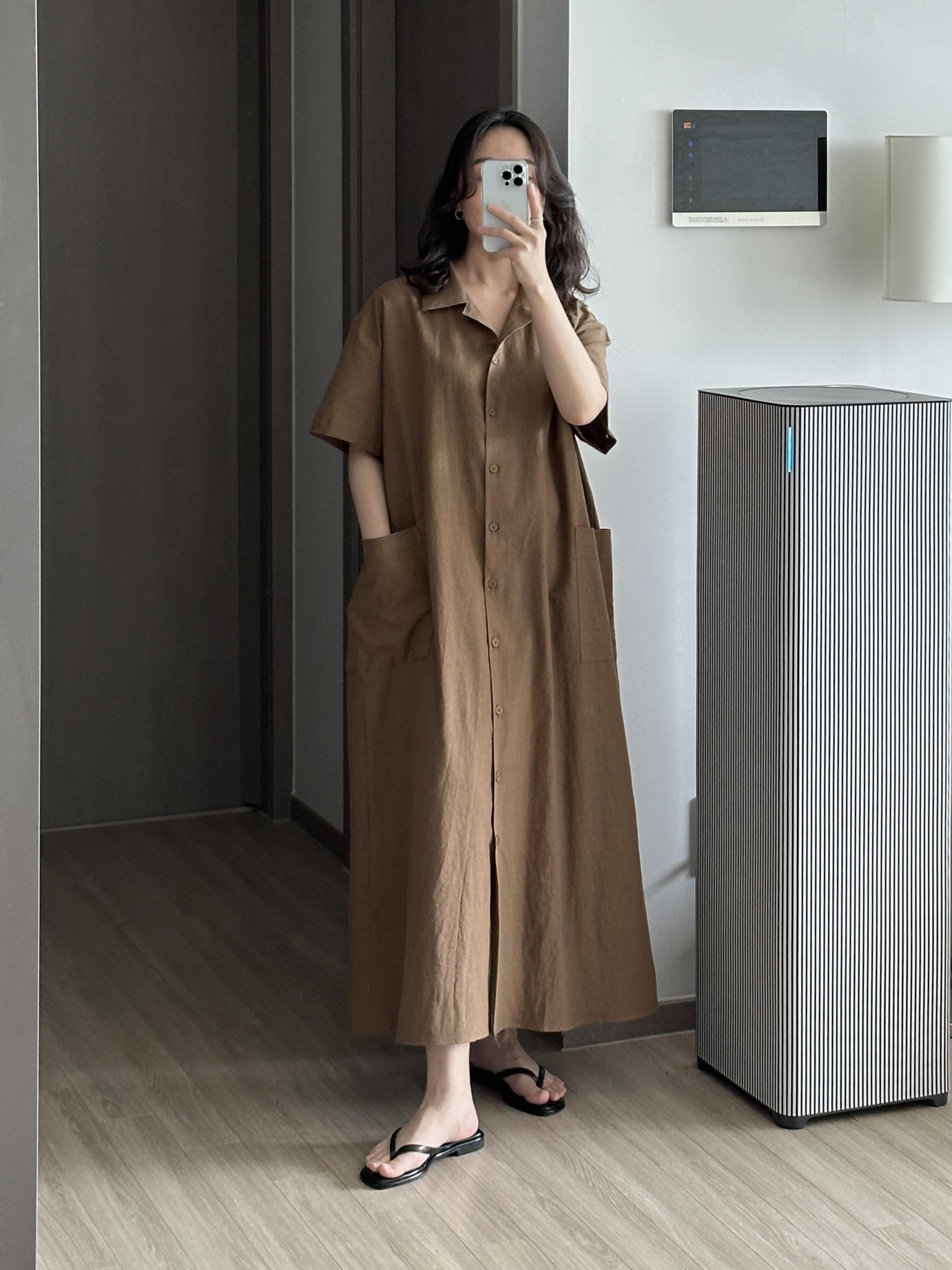 레이브 린넨 원피스 | 3 COLOR