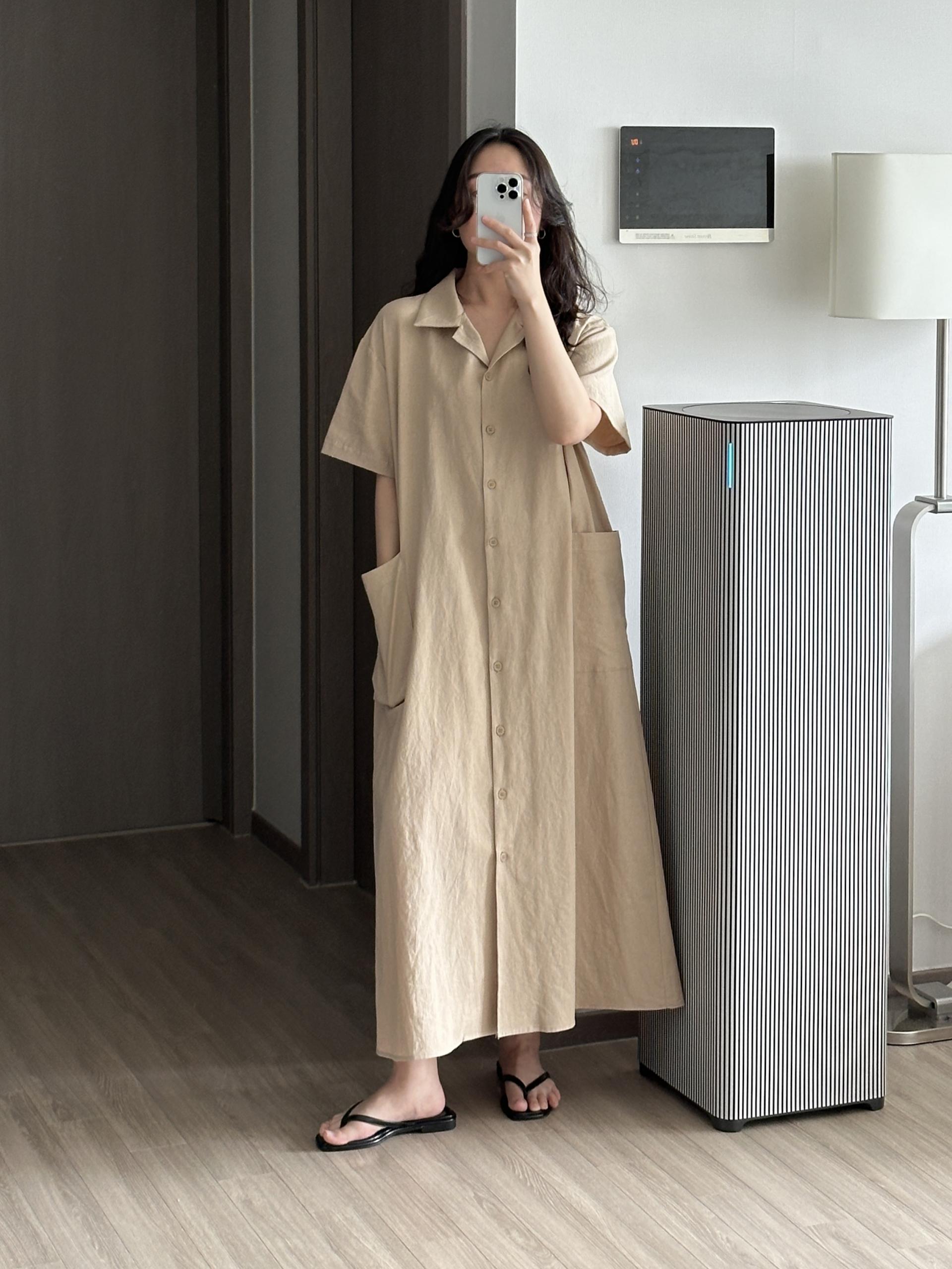 레이브 린넨 원피스 | 3 COLOR